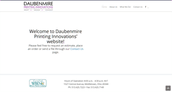 Desktop Screenshot of daubenmiresprinting.com